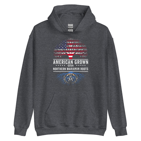 American Grown Northern Marianan Roots Flag Hoodie