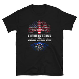 American Grown Northern Marianan Roots Flag T-Shirt