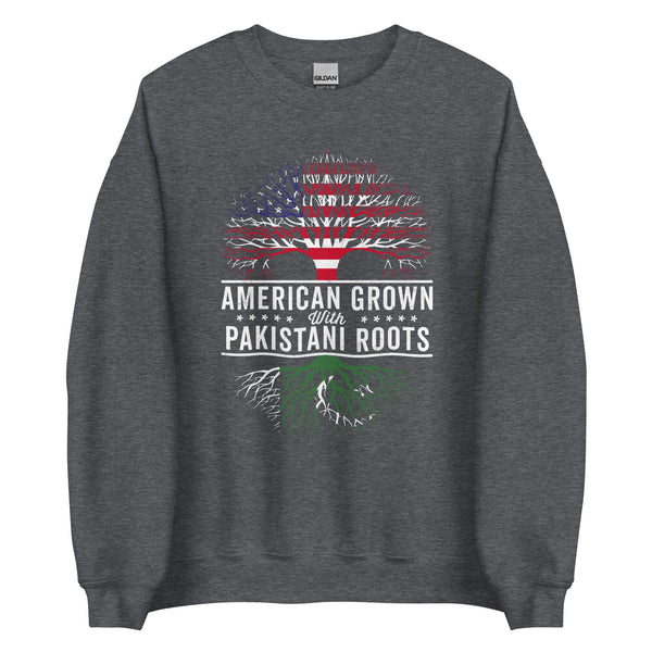 American Grown Pakistani Roots Flag Sweatshirt