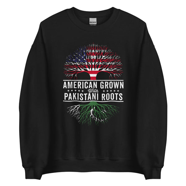 American Grown Pakistani Roots Flag Sweatshirt