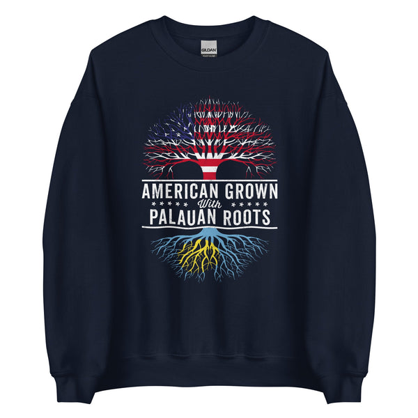 American Grown Palauan Roots Flag Sweatshirt