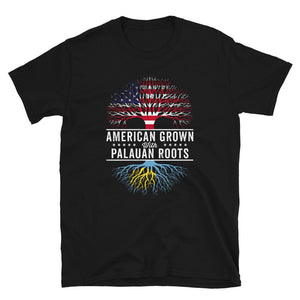 American Grown Palauan Roots Flag T-Shirt