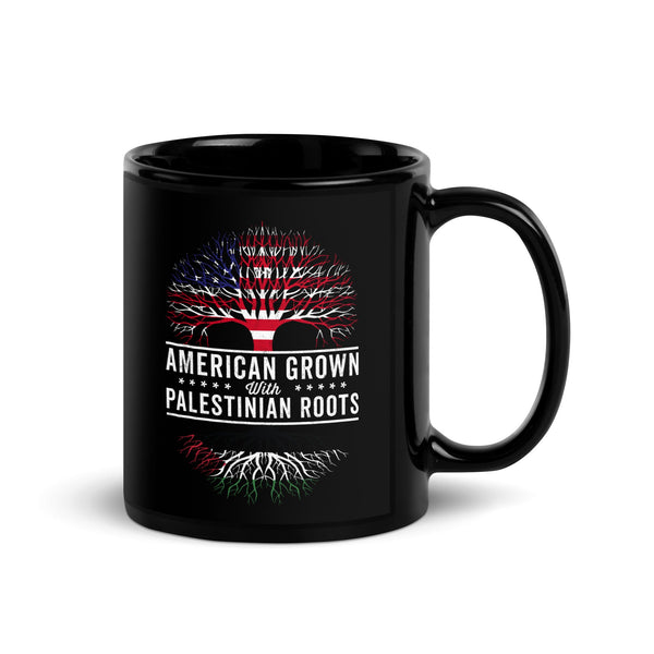 American Grown Palestinian Roots Flag Mug