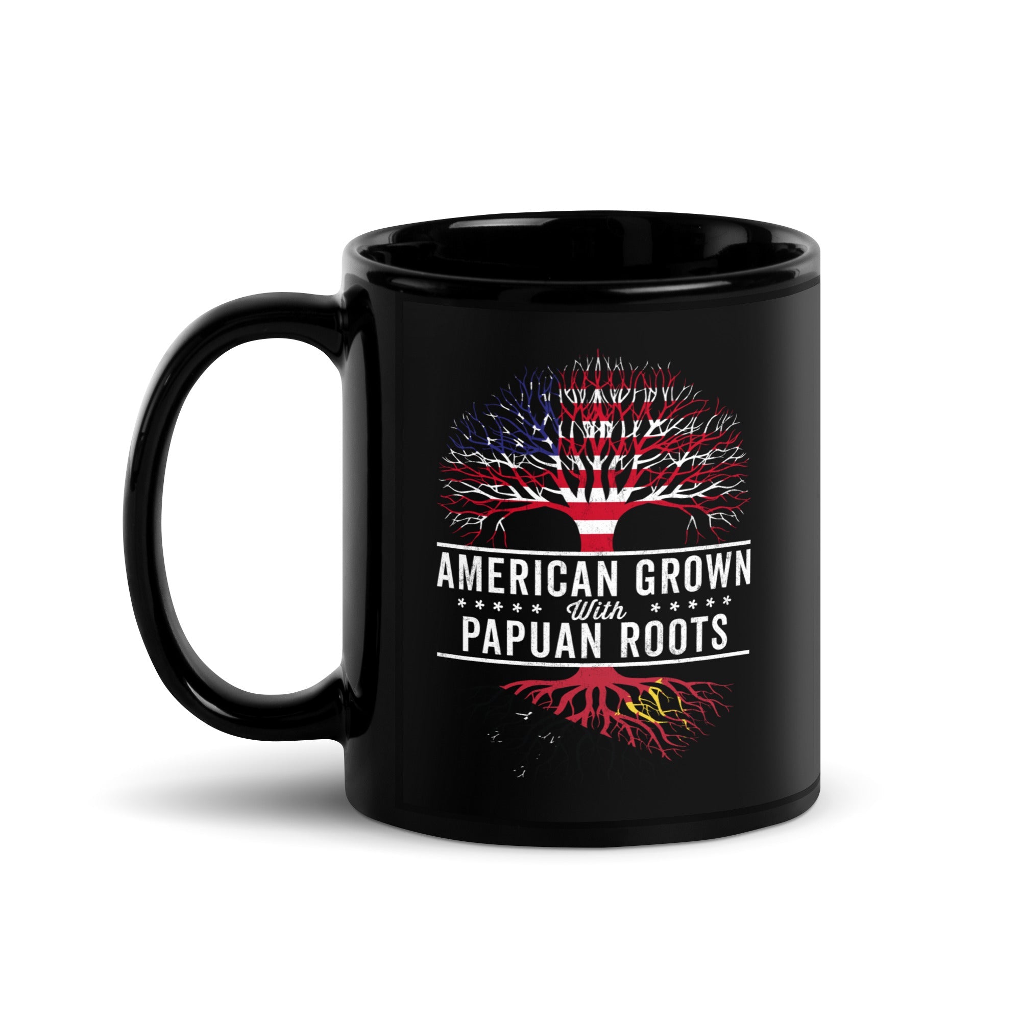 American Grown Papuan Roots Flag Mug