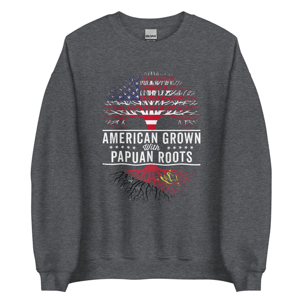 American Grown Papuan Roots Flag Sweatshirt