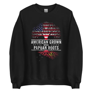 American Grown Papuan Roots Flag Sweatshirt