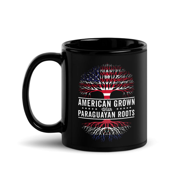 American Grown Paraguayan Roots Flag Mug