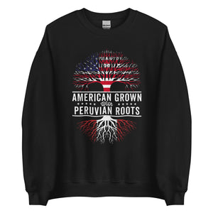 American Grown Peruvian Roots Flag Sweatshirt