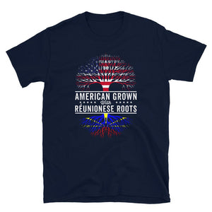 American Grown Réunionese Roots Flag T-Shirt