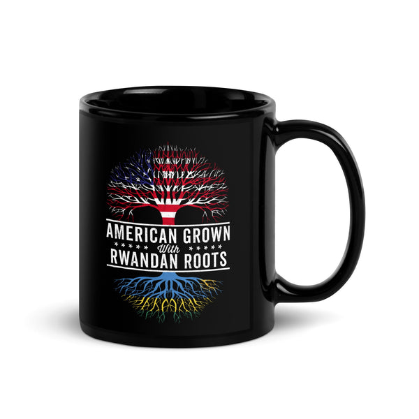 American Grown Rwandan Roots Flag Mug