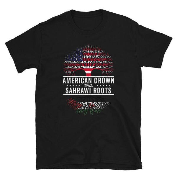 American Grown Sahrawi Roots Flag T-Shirt