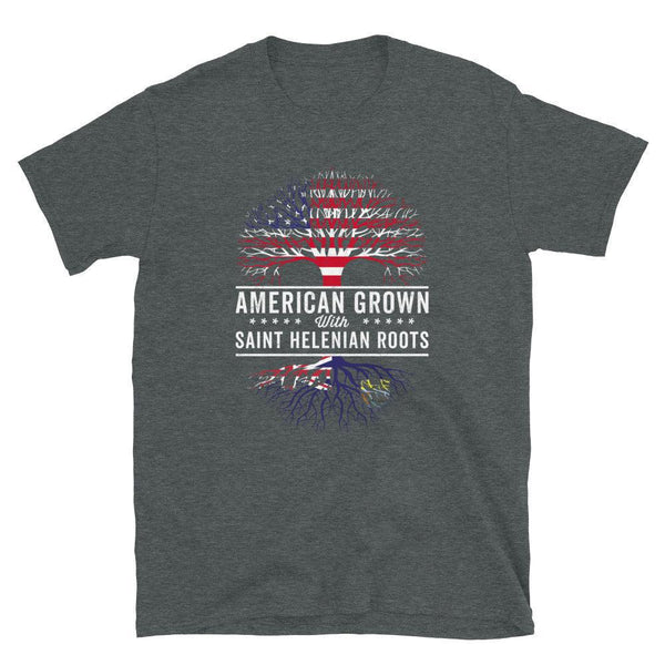 American Grown Saint Helenian Roots Flag T-Shirt