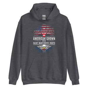 American Grown Saint-Martinoise Roots Flag Hoodie
