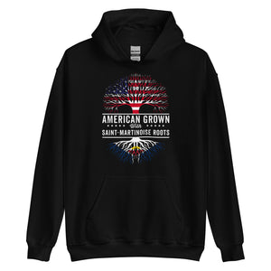American Grown Saint-Martinoise Roots Flag Hoodie