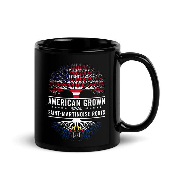 American Grown Saint-Martinoise Roots Flag Mug