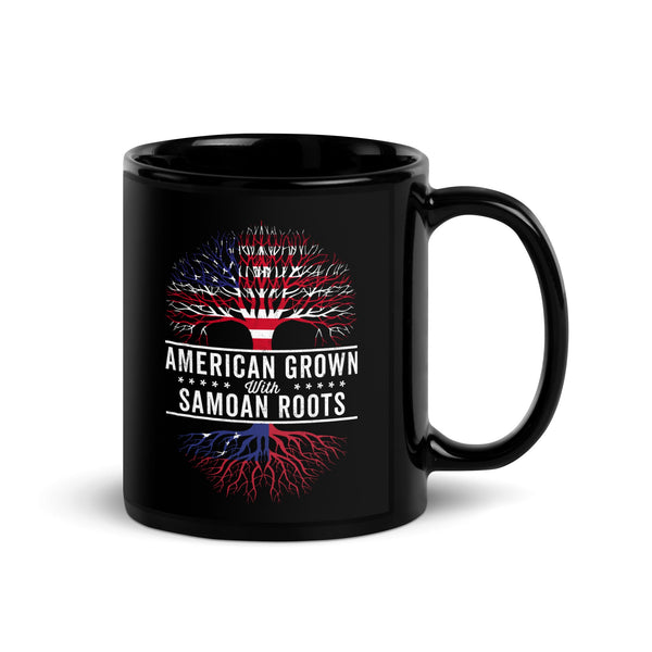 American Grown Samoan Roots Flag Mug