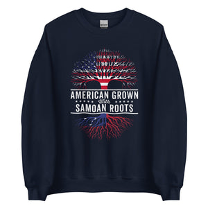 American Grown Samoan Roots Flag Sweatshirt