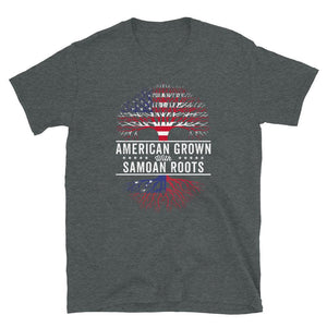 American Grown Samoan Roots Flag T-Shirt