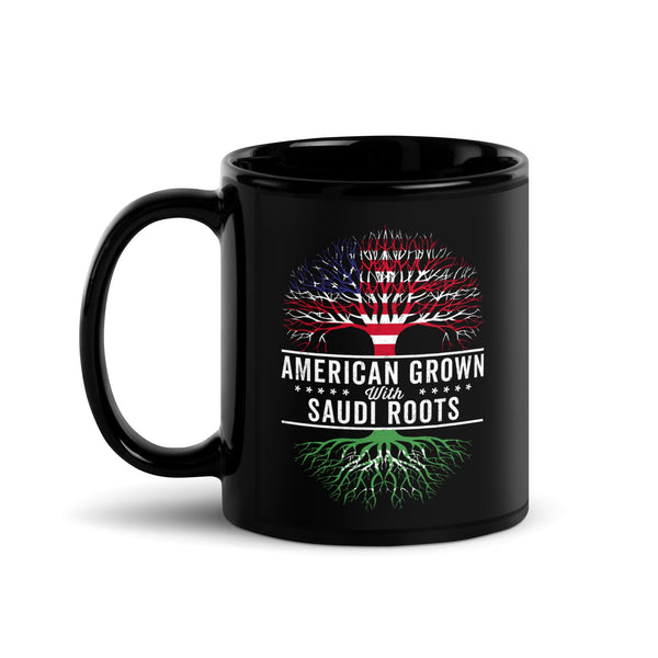 American Grown Saudi Roots Flag Mug