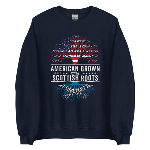 American Grown Scottish Roots Flag Sweatshirt