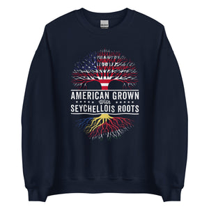 American Grown Seychellois Roots Flag Sweatshirt