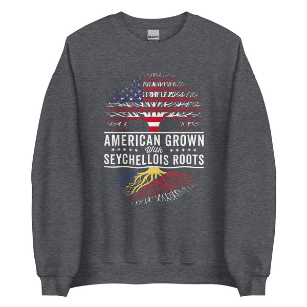 American Grown Seychellois Roots Flag Sweatshirt