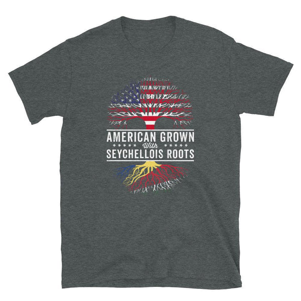 American Grown Seychellois Roots Flag T-Shirt