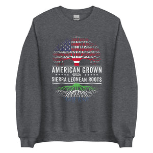 American Grown Sierra Leonean Roots Flag Sweatshirt
