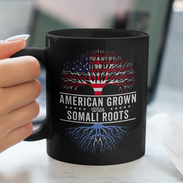 American Grown Somali Roots Flag Mug