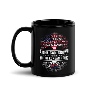 American Grown South Korean Roots Flag Mug