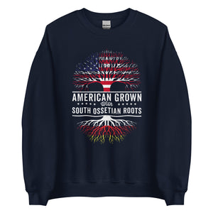 American Grown South Ossetian Roots Flag Sweatshirt