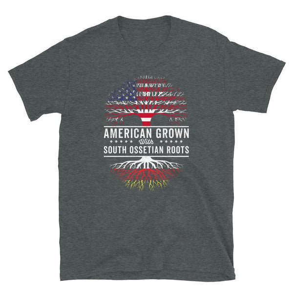 American Grown South Ossetian Roots Flag T-Shirt