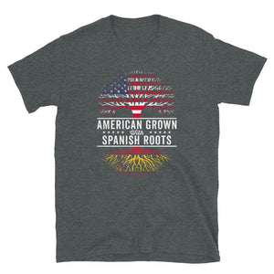 American Grown Spanish Roots Flag T-Shirt