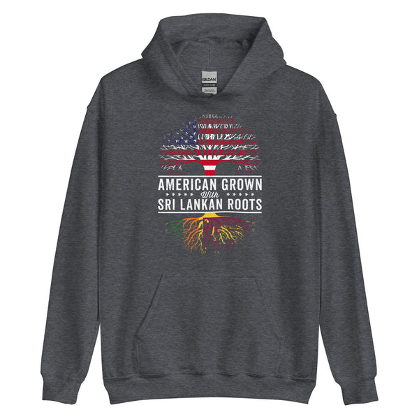 American Grown Sri Lankan Roots Flag Hoodie