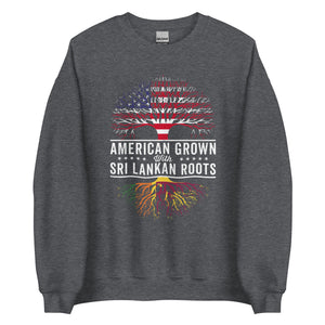 American Grown Sri Lankan Roots Flag Sweatshirt