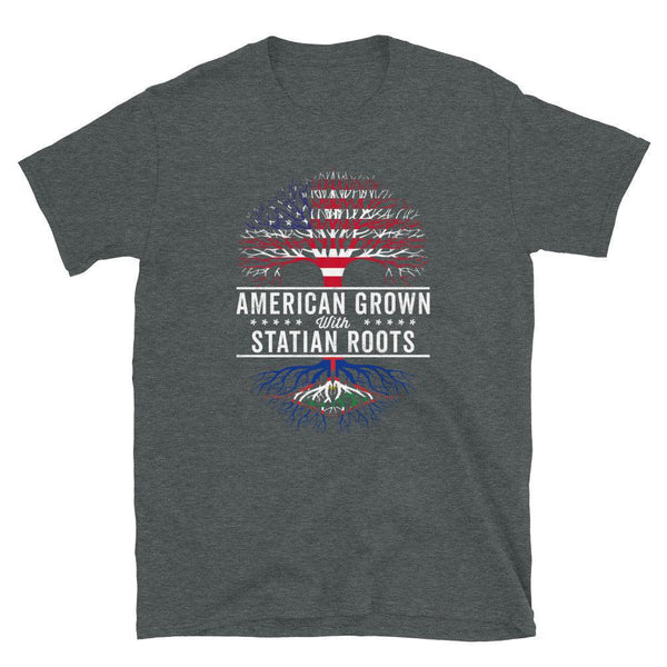 American Grown Statian Roots Flag T-Shirt