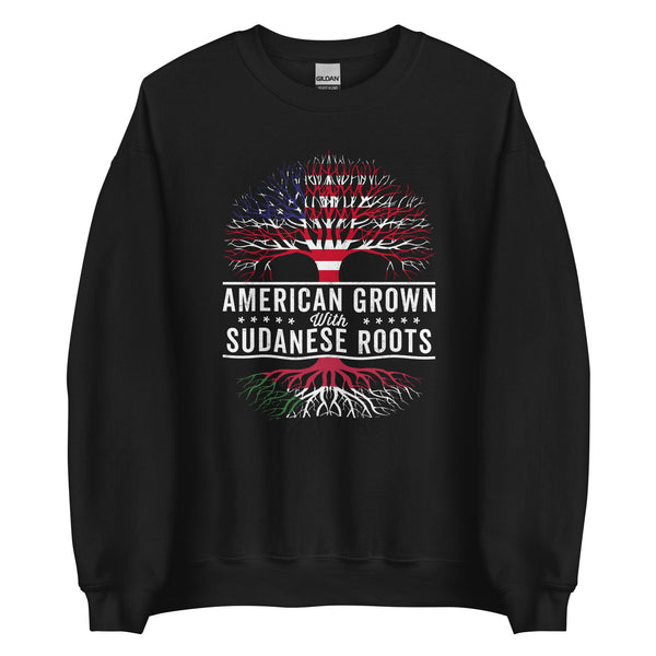 American Grown Sudanese Roots Flag Sweatshirt
