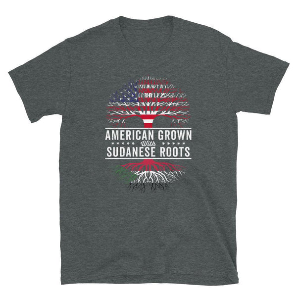 American Grown Sudanese Roots Flag T-Shirt