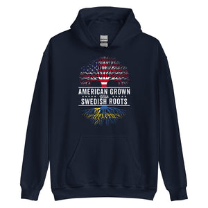 American Grown Swedish Roots Flag Hoodie