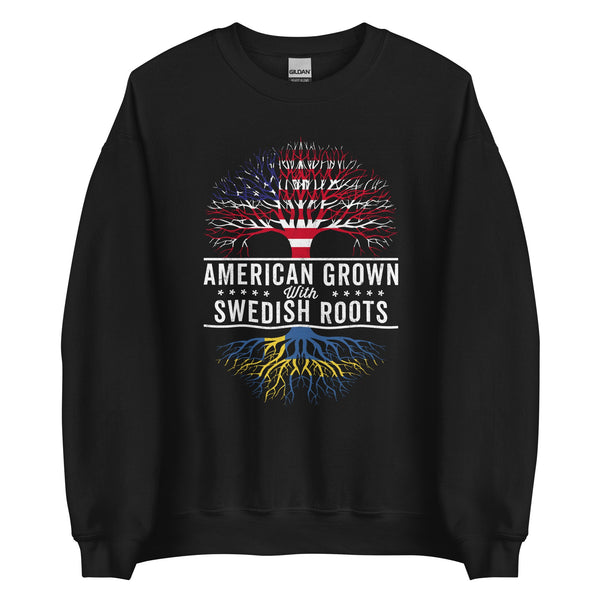American Grown Swedish Roots Flag Sweatshirt
