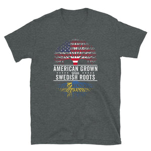 American Grown Swedish Roots Flag T-Shirt