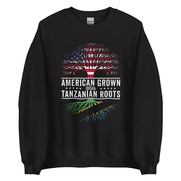 American Grown Tanzanian Roots Flag Sweatshirt