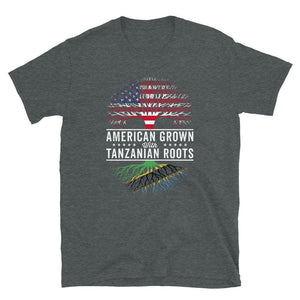 American Grown Tanzanian Roots Flag T-Shirt