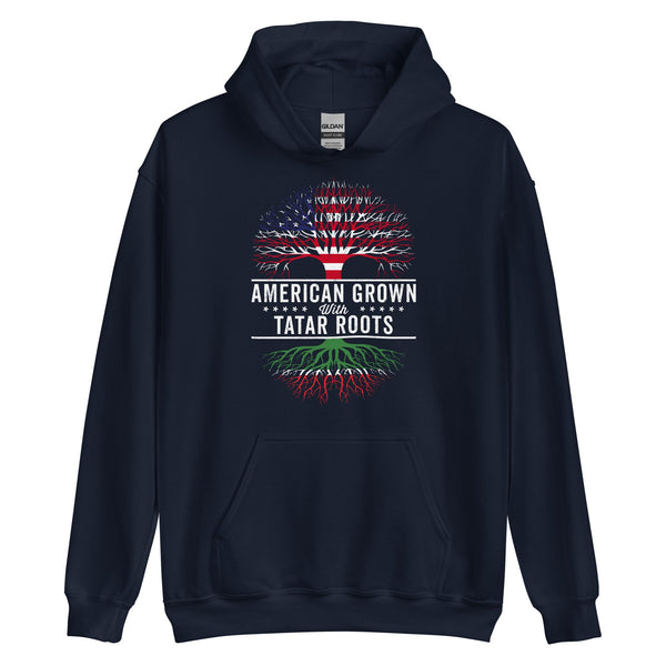 American Grown Tatar Roots Flag Hoodie