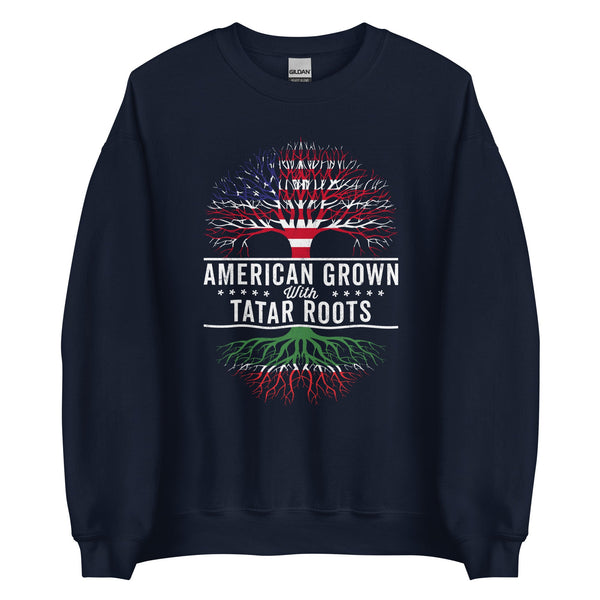 American Grown Tatar Roots Flag Sweatshirt