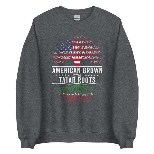 American Grown Tatar Roots Flag Sweatshirt