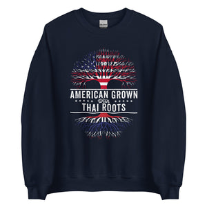 American Grown Thai Roots Flag Sweatshirt