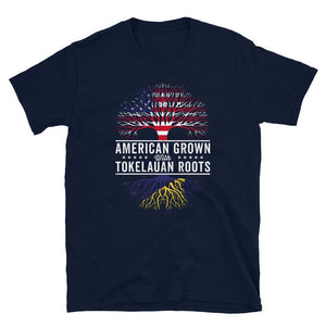 American Grown Tokelauan Roots Flag T-Shirt