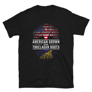 American Grown Tokelauan Roots Flag T-Shirt