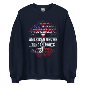 American Grown Tongan Roots Flag Sweatshirt